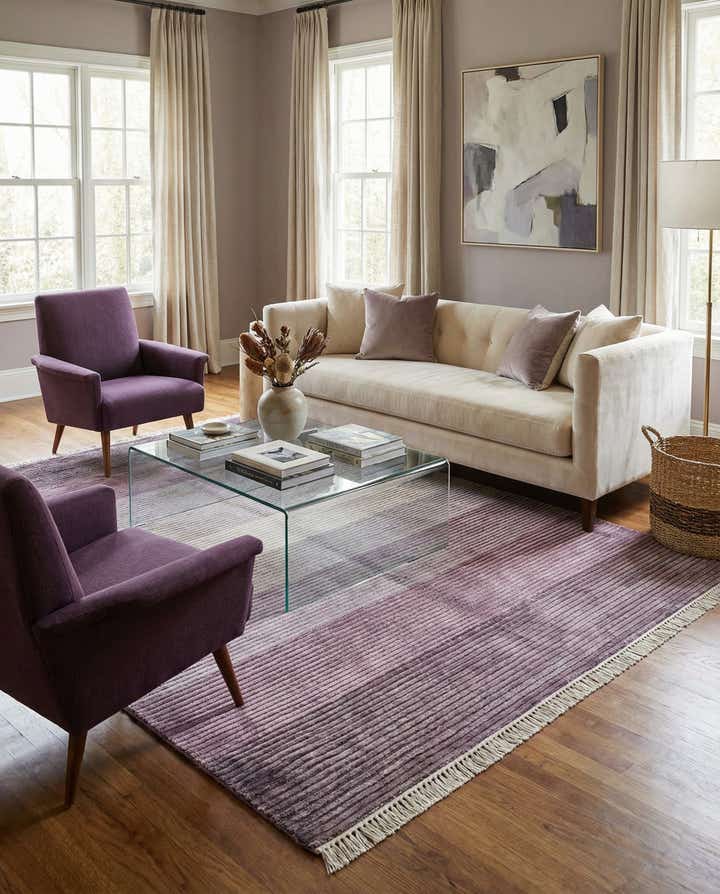 4' 11 x 6' 8 Hand Knotted Darya Wool Rug