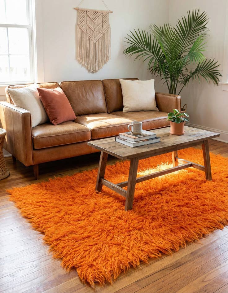 Detail image of  2' 5 x 4' 6  Hand Knotted Moroccan Wool Rug