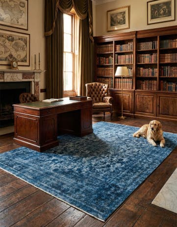 8' 4 x 12' 2 Vintage Royal Wool Rug