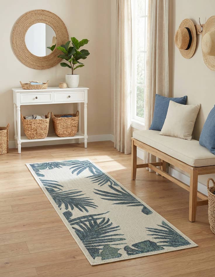 Detail image of 2' x 6' Easy-Clean Baja Indoor / Outdoor Runner Rug