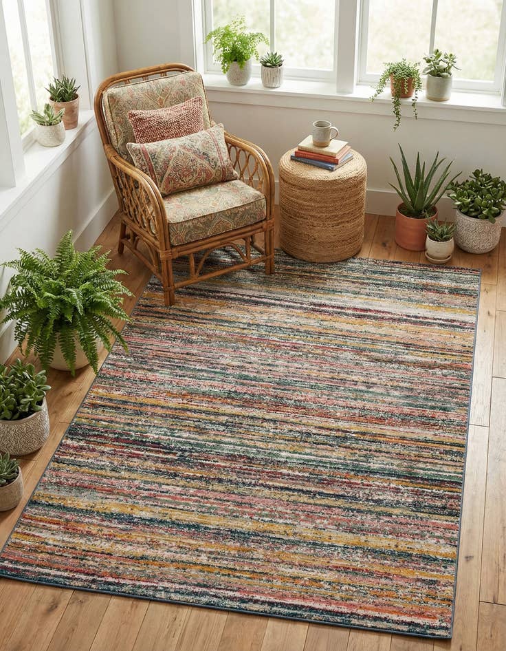 Detail image of  6' x 9' 2 Gemstone Rug