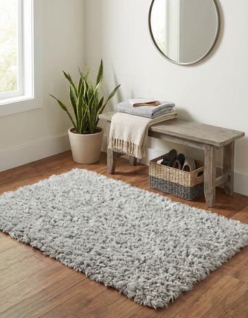 Ash Infinity Shag Rug