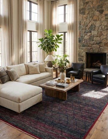 9' 6 x 12' 9 Hand Knotted Moroccan Wool Rug