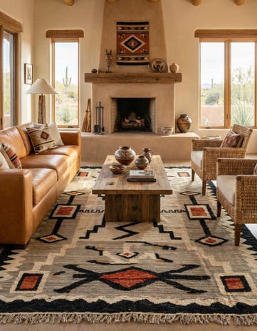 7' 10 x 11' 2 Hand Knotted Darya Wool Rug