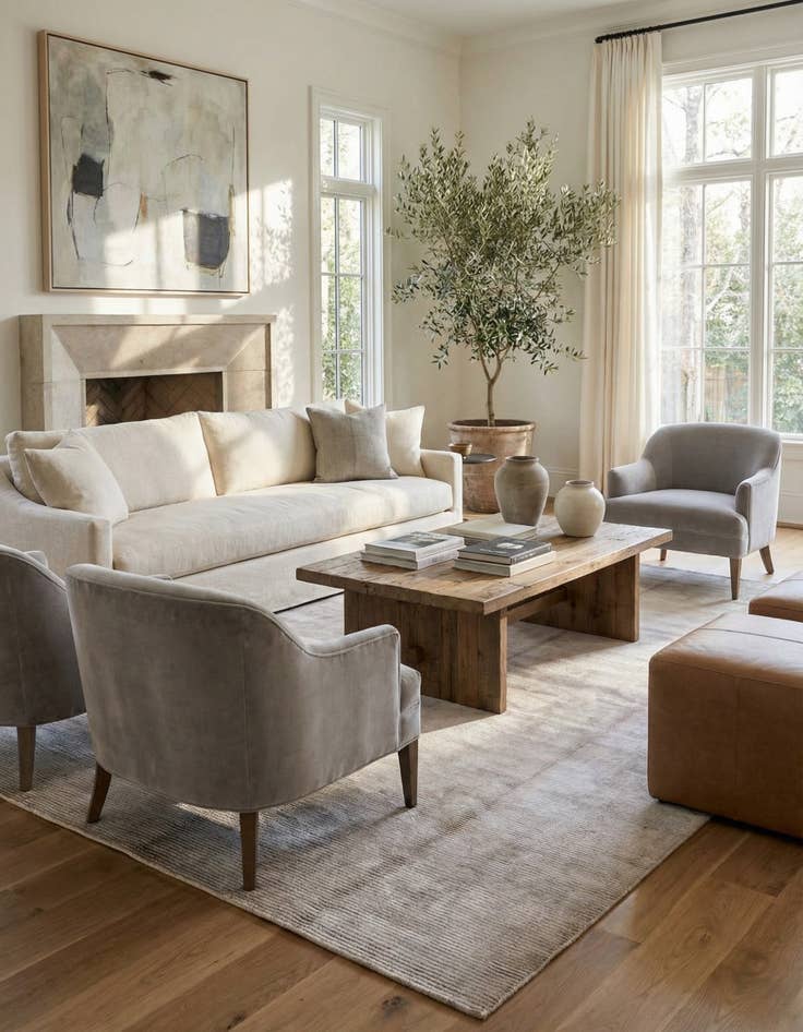 Detail image of 8' x 11' 4  Hand Knotted Darya Wool Rug