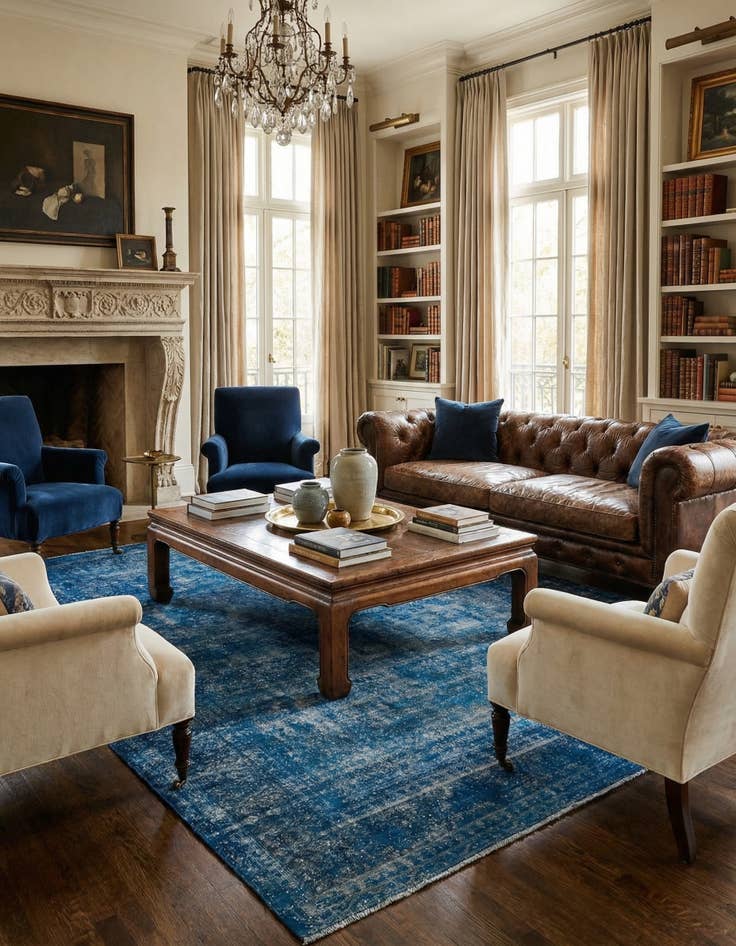 Detail image of 9' 9 x 12' 11 Vintage Royal Wool Rug