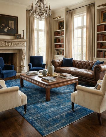 9' 9 x 12' 11 Vintage Royal Wool Rug