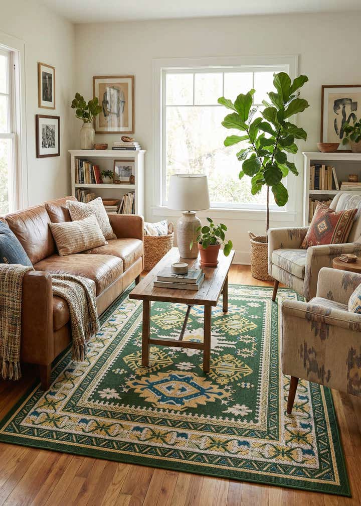 7' 10 x 10' Easy-Clean Baja Indoor / Outdoor Rug