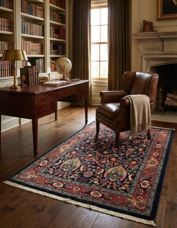 Detail image of 3' 8 x 5' 4 Bidjar Wool Rug