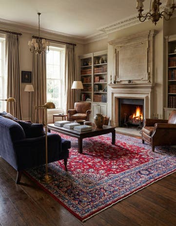 9' 8 x 13' 4 Hand Knotted Mashad Persian Wool Rug
