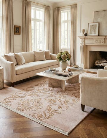6' 11 x 10' 2 Hand Knotted Darya Wool Rug