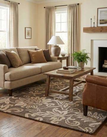 5' x 8' Agra Wool Rug