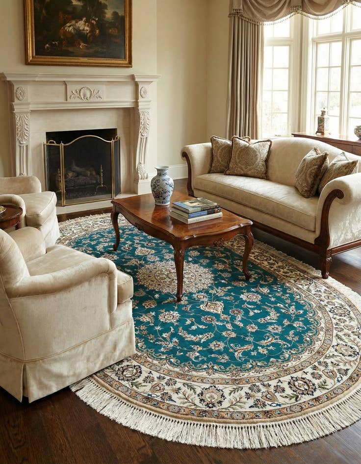 Detail image of 4' 2 x 6' 10 Nain Rug