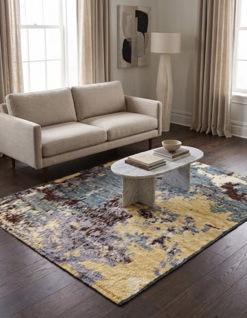 5' x 6' 1 Hand Knotted Darya Wool Rug
