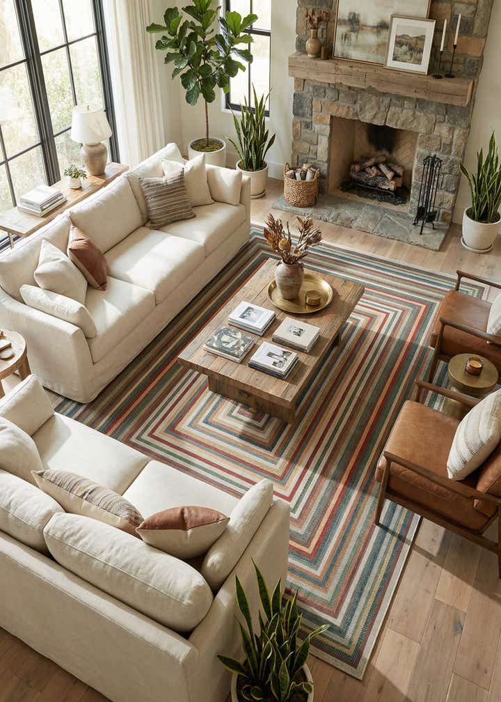 12' x 16' Easy-Clean Baja Indoor / Outdoor Rug