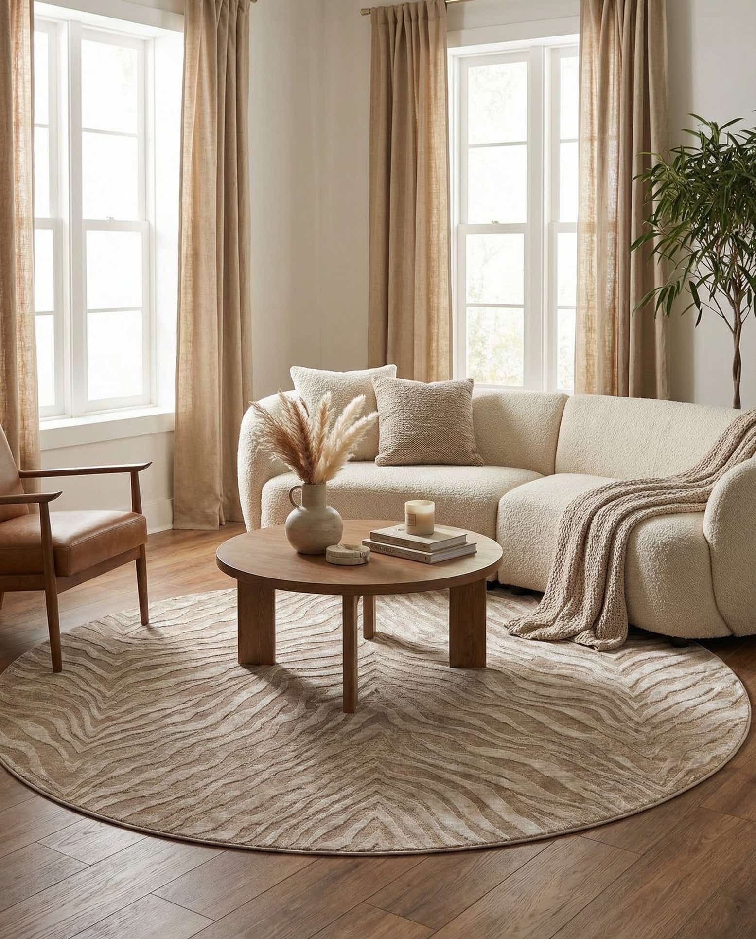 7' 10 x 7' 10 Finsbury Round Rug