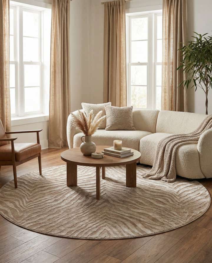7' 10 x 7' 10 Finsbury Round Rug