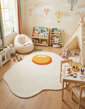 7' 10 x 7' 10 Playtime Kids Wool Freeform Rug