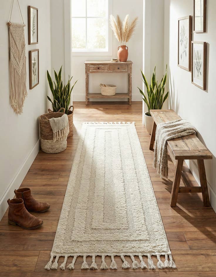 Detail image of  2' x 6' Boho Runner Rug