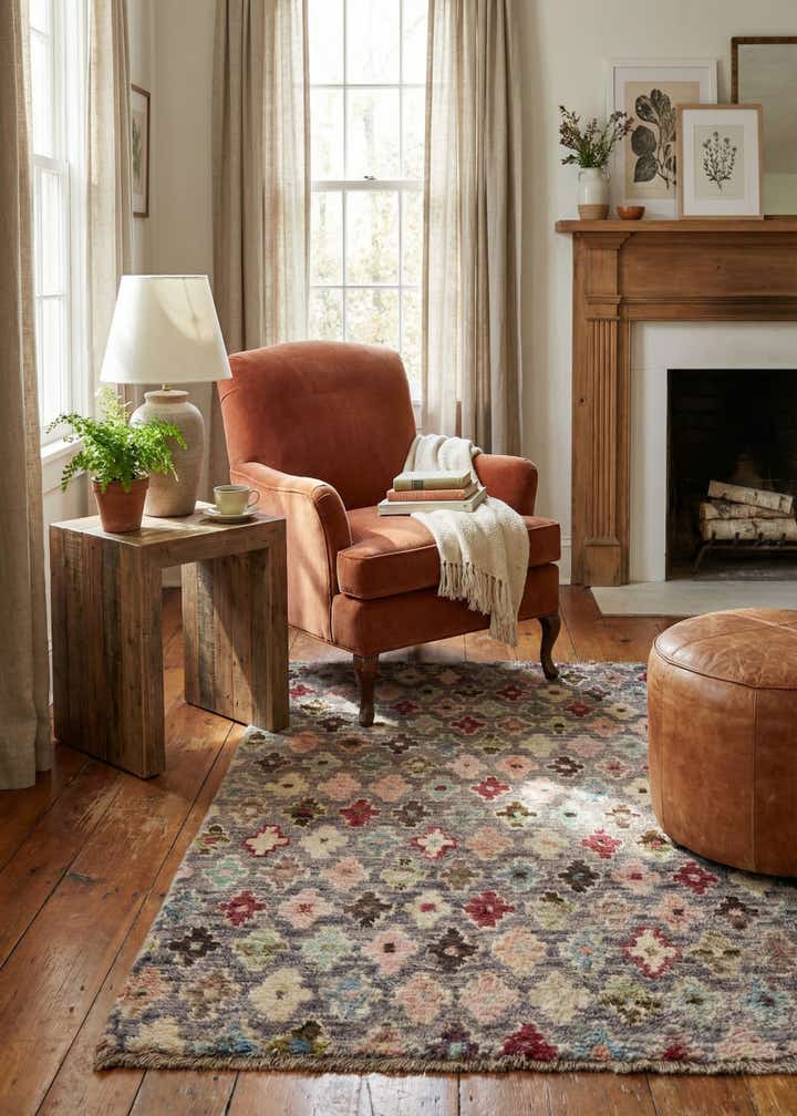 3' 3 x 4' 9 Hand Knotted Balouch Wool Rug