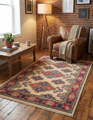 3' 10 x 6' Hand Knotted Kazak Rug