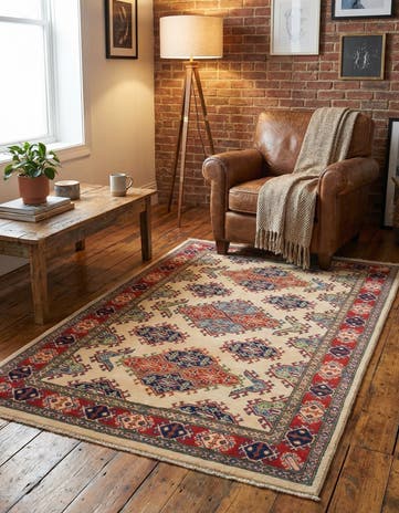 3' 10 x 6' Hand Knotted Kazak Rug