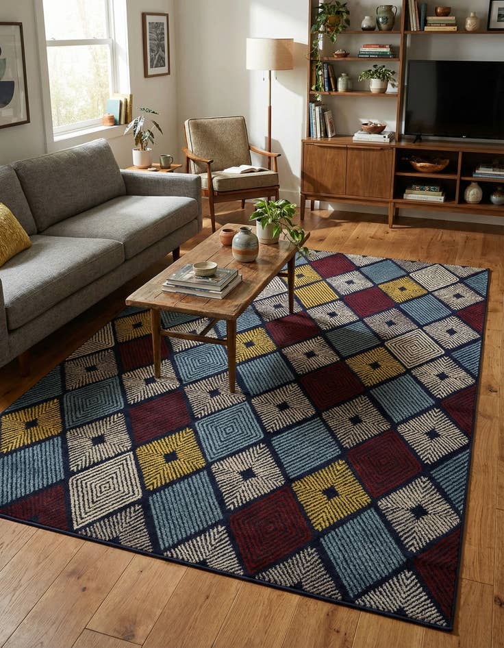 Detail image of 6' 1 x 9' Laguna Rug