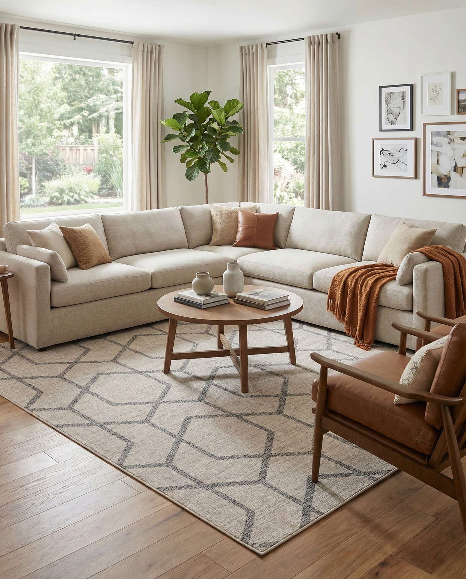 10' x 13' Eco Trellis Rug
