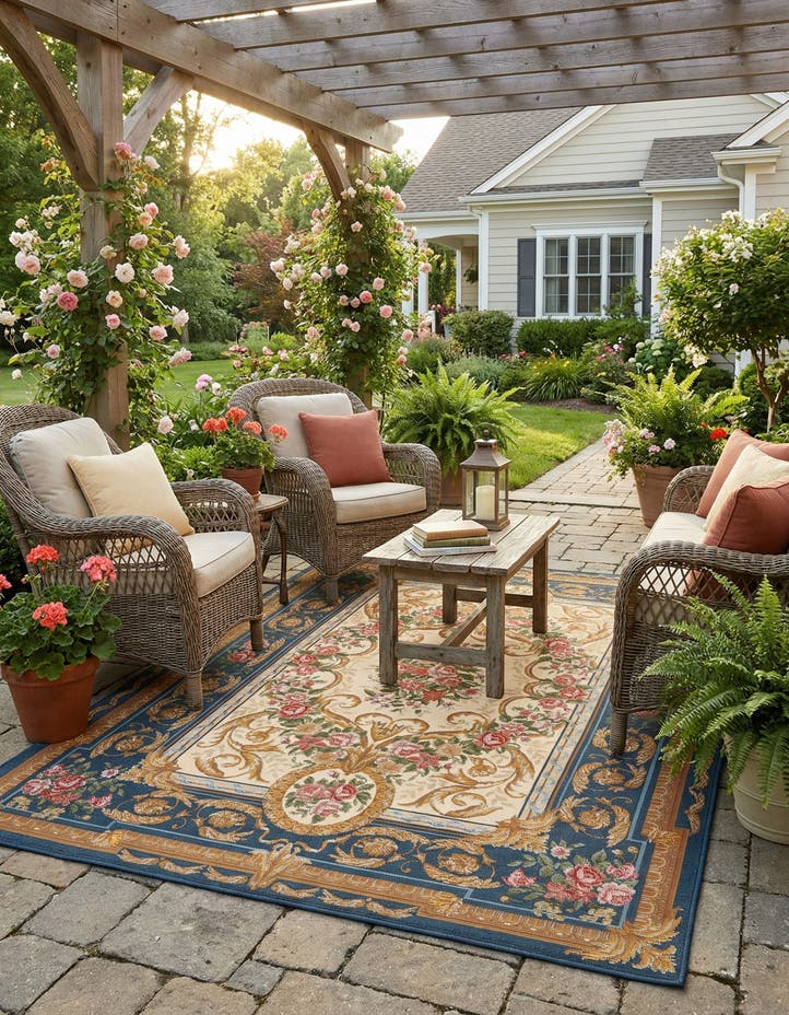 5' x 7' Easy-Clean Traditional Indoor / Ou...