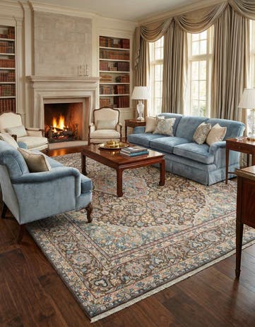 9' 7 x 12' 8 Kerman Rug