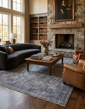 9' 9 x 12' 10 Vintage Royal Wool Rug