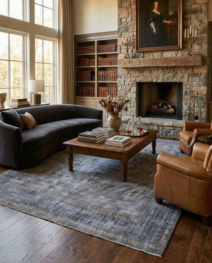 9' 9 x 12' 10 Vintage Royal Wool Rug