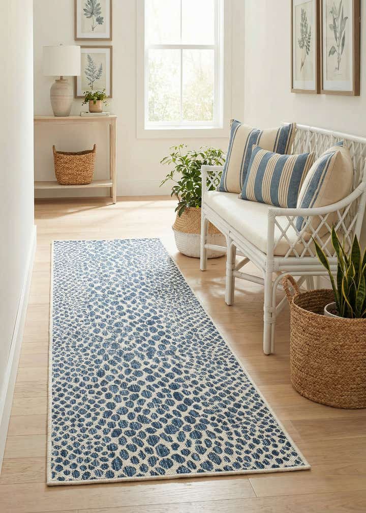2' x 6' Easy-Clean Jill Zarin Cape Town Indoor / Outdoor Runner Rug