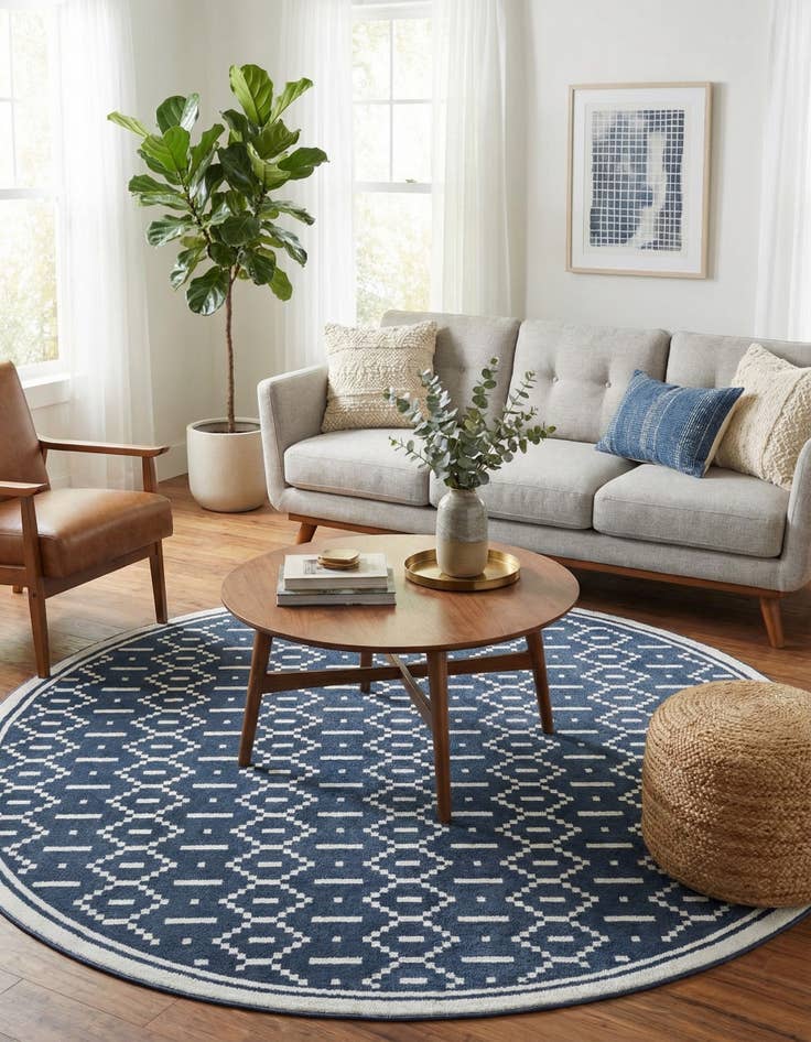 Detail image of 10' x 10' Oslo Round Rug