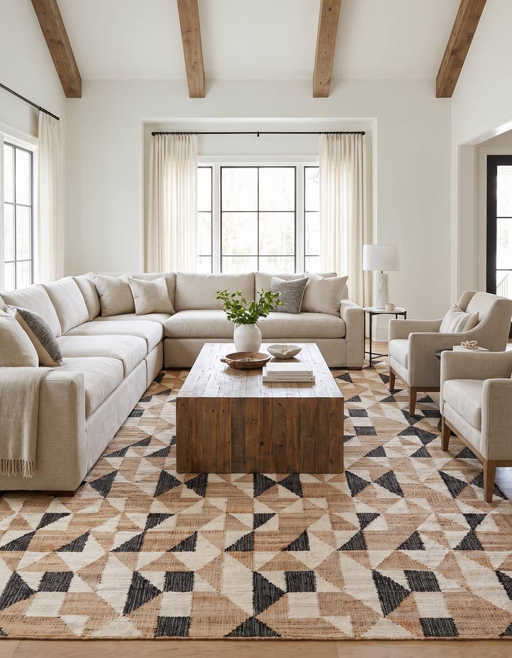 9' x 12' Hand Woven Kala Handwoven Jute Rug