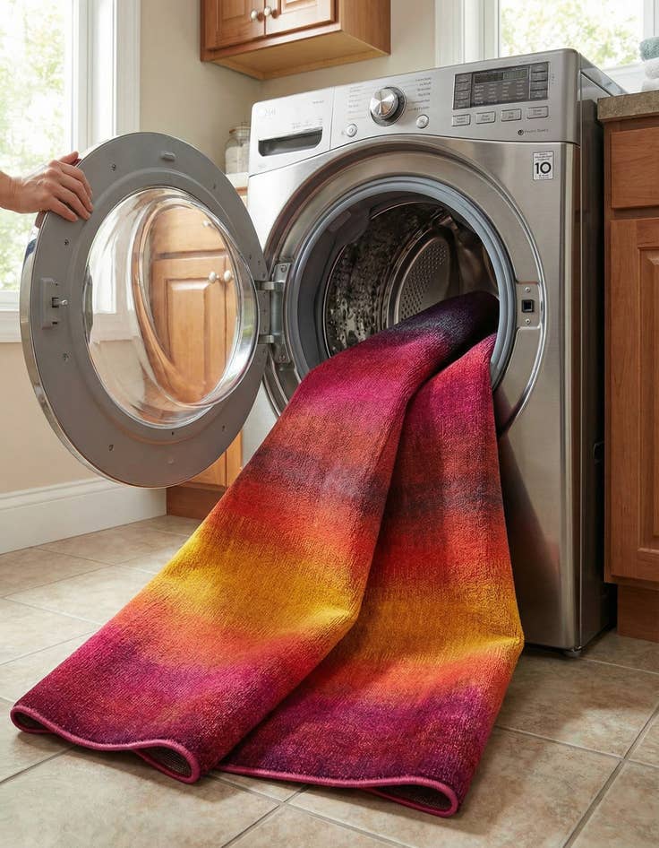 Detail image of 7' x 10'  Washable Casablanca Rug