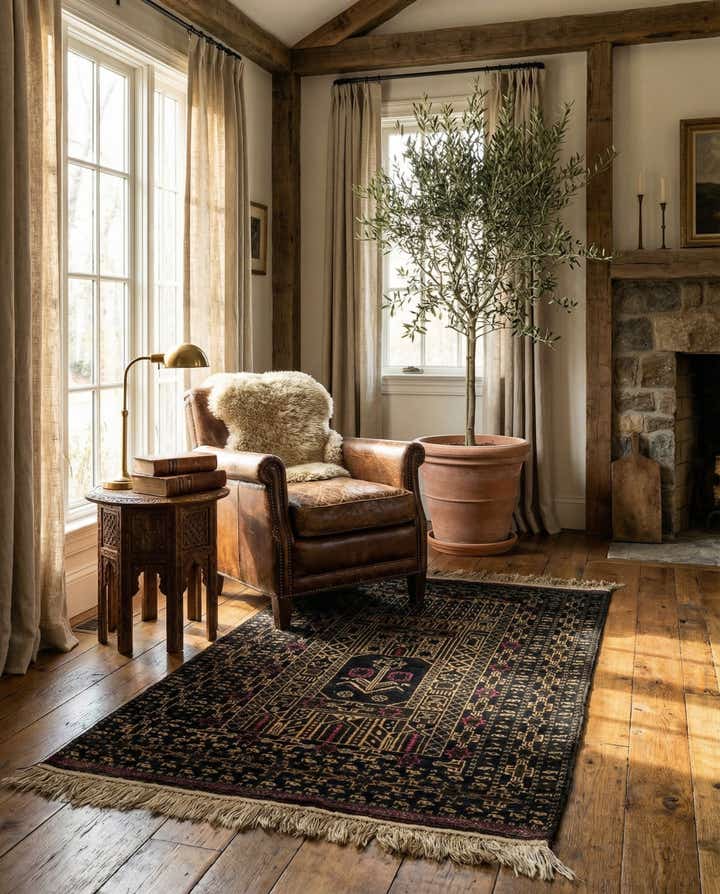 2' 10 x 4' 6 Hand Knotted Afghan Akhche Oriental Wool Rug