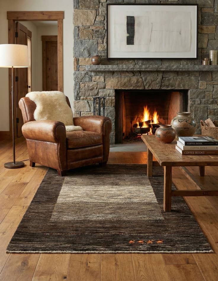 Detail image of 3' 3 x 5' Kashkuli Wool Rug