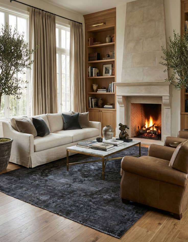 Detail image of 9' 9 x 12' 10  Hand Knotted Ultra Vintage Persian Wool Rug