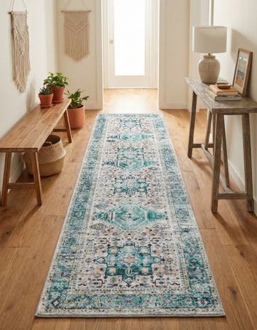 2' 7 x 10' Washable Yara Runner Rug