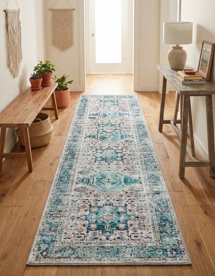 2' 7 x 10' Washable Yara Runner Rug