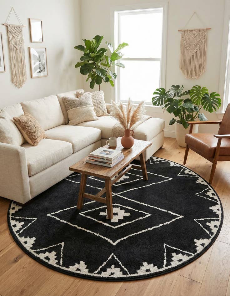 Detail image of 10' x 10' Oslo Round Rug