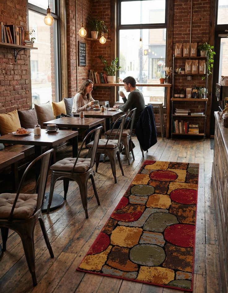 Detail image of 2' x 6' Cafe Runner Rug