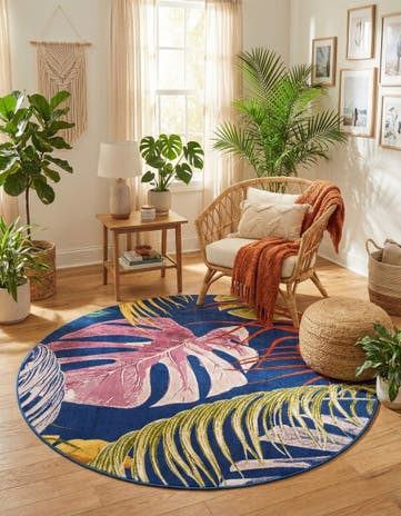 Blossom Round Rug