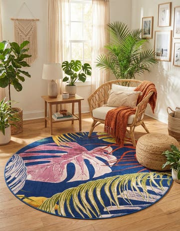 Blossom Round Rug
