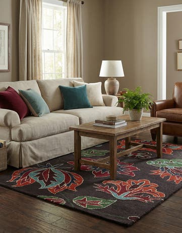 5' x 8' Agra Wool Rug