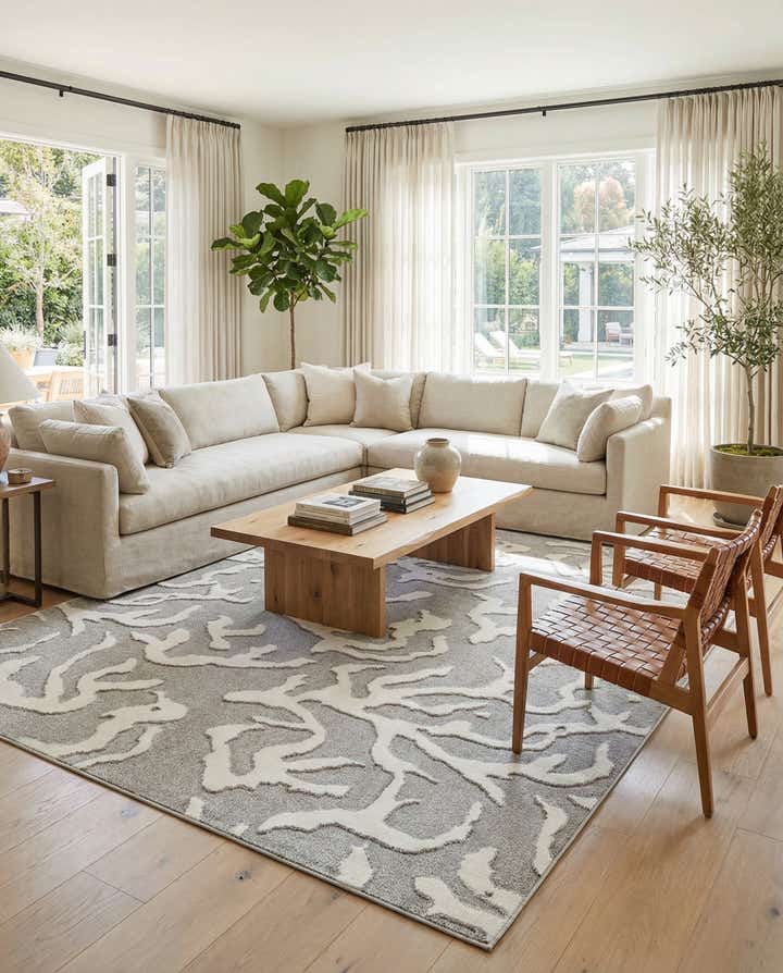 10' x 14' Easy-Clean Sabrina Soto Indoor / Outdoor Rug