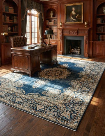 7' 2 x 9' 8 Vintage Royal Rug