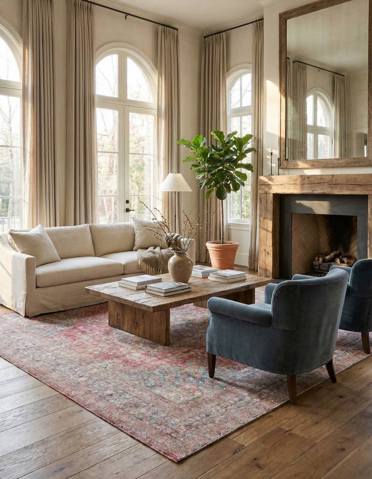 Detail image of  9' 5 x 12' 8  Hand Knotted Ultra Vintage Persian Wool Rug