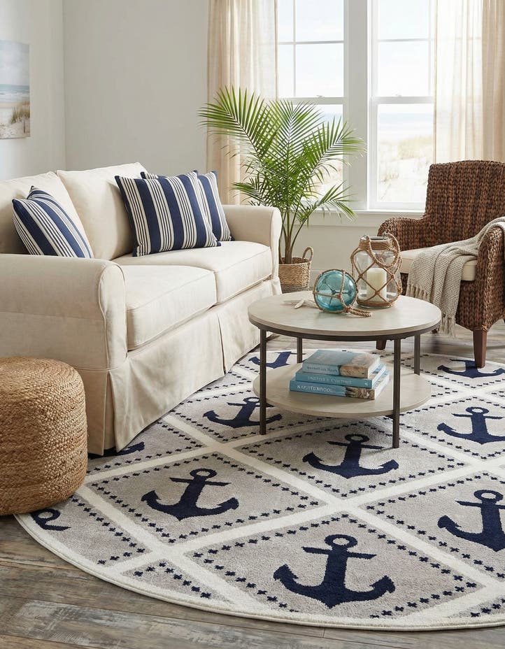 7' 10 x 7' 10 Sydney Round Rug